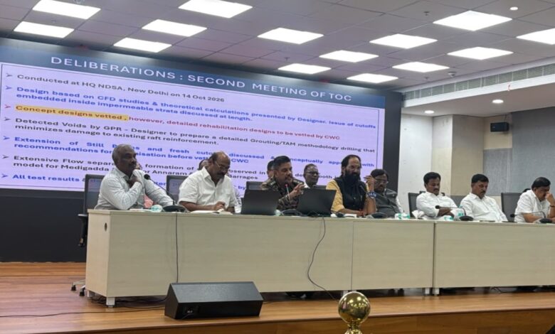 NDSA flags design, construction lapses in Kaleshwaram barrages: Uttam Kumar Reddy 1 WhatsApp Image 2026 10 24 at 5.45.39 PM